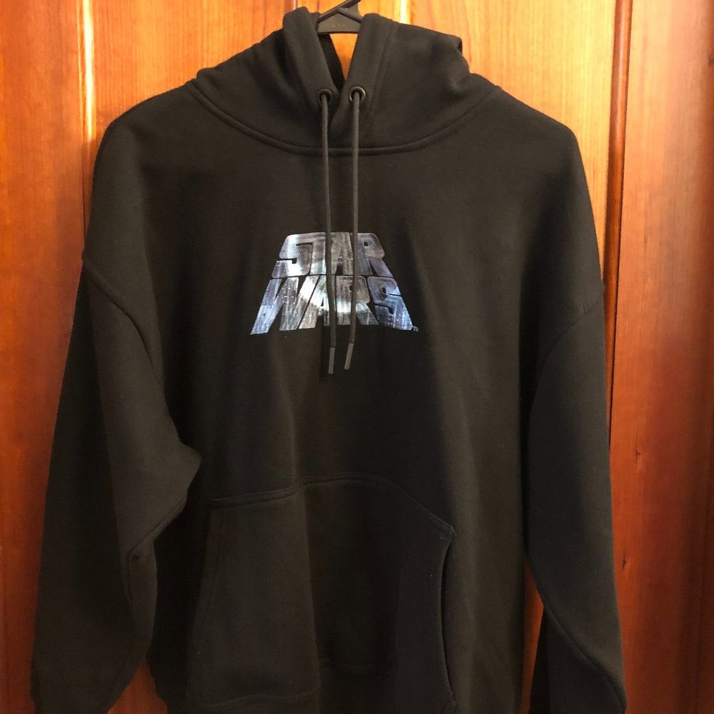 H&M Star Wars hoodie with Death Star design on back